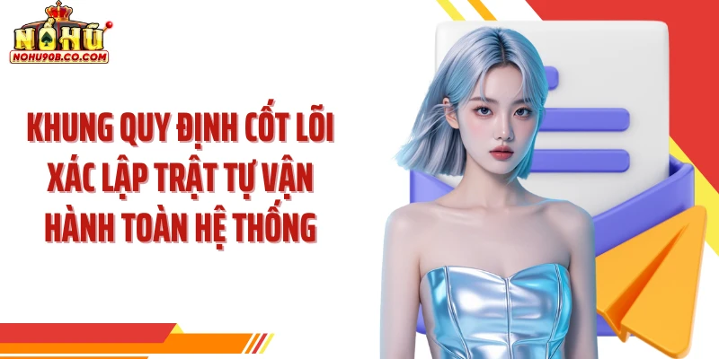 Khung quy định cốt lõi xác lập trật tự vận hành toàn hệ thống